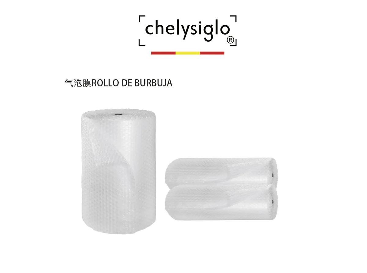 Material de embalaje, modelo rollo burbuja